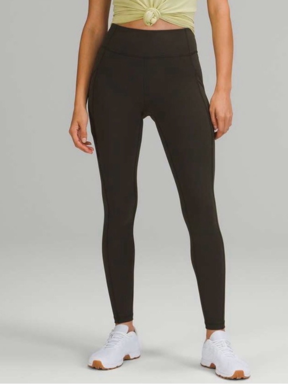 lululemon athletica Invigorate High-Rise Tight 28" in Dark Olive.